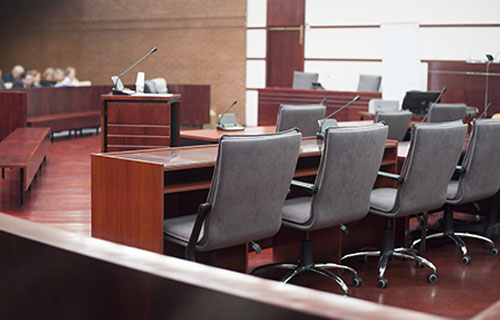 Image of court room.